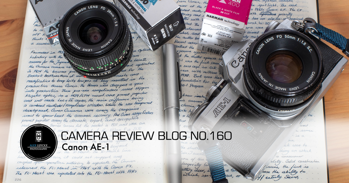 Camera Review Blog No. 160 – Canon AE-1 – Alex Luyckx | Blog